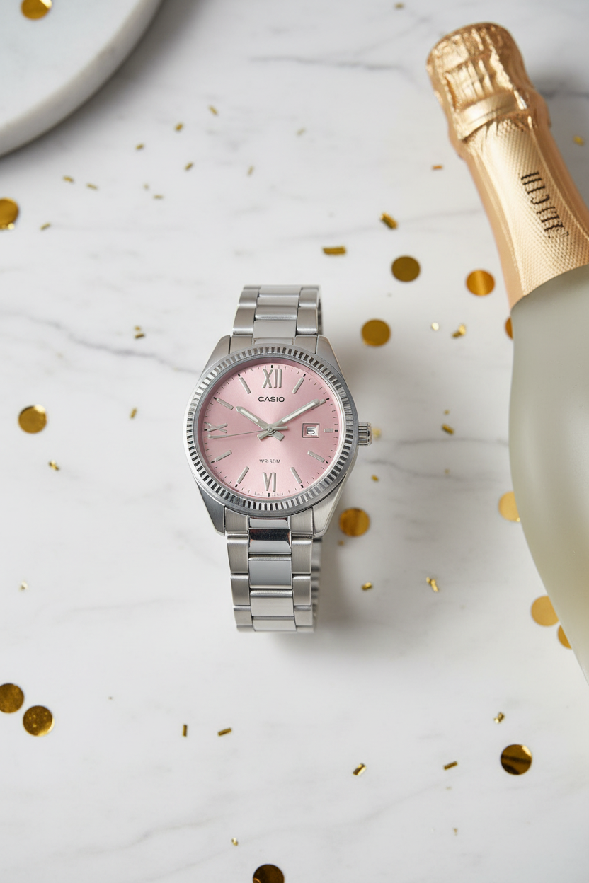 Casio LTP-1302DD-4A1VDF - champagne celebración