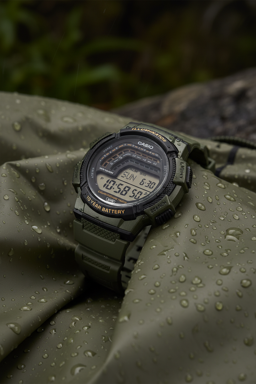 RELOJ CASIO WS-1800-3AVDF - VERDE