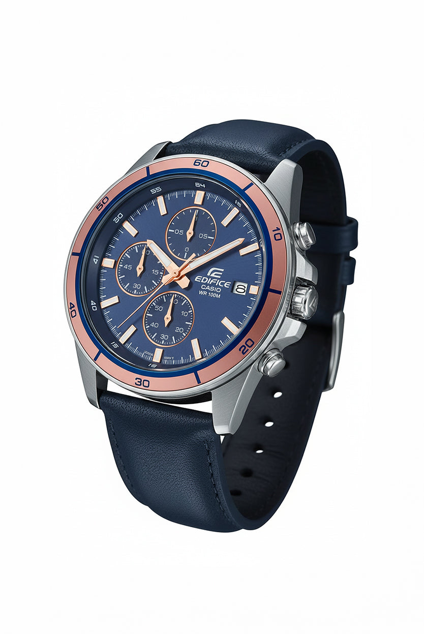 RELOJ ANALÓGICO PARA HOMBRE CASIO EDIFICE EFR-526L-2AVUDF - AZUL
