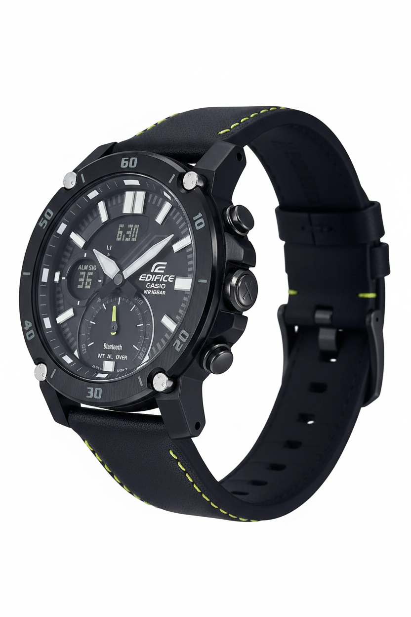 RELOJ PARA HOMBRE CASIO EDIFICE ECB-20CL-1ADF -NEGRO