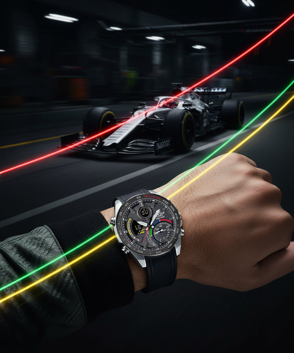 RELOJ ANALÓGICO-DIGITAL PARA HOMBRE CASIO EDIFICE ECB-900MP-1ADF - NEGRO