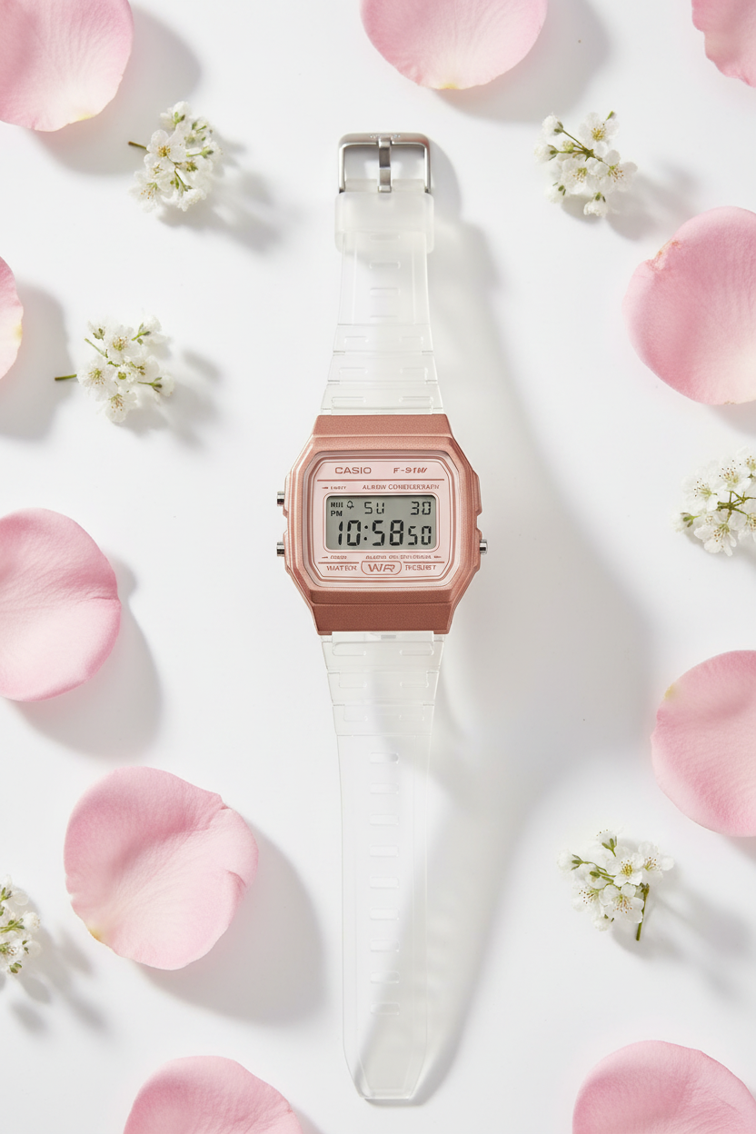 RELOJ CASIO F-91WS-7A3DF - BLANCO