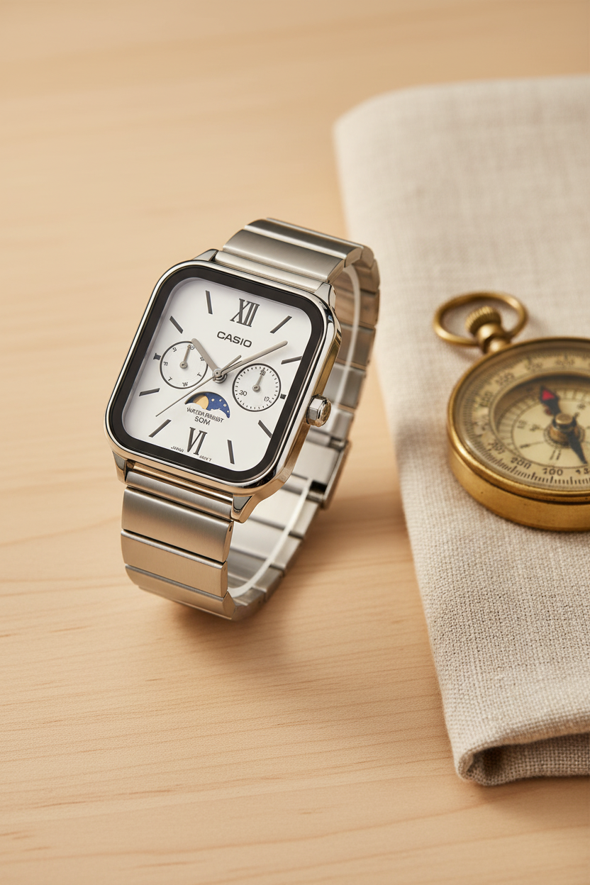 RELOJ PARA HOMBRE CASIO MTP-M305D-7A2VDF - BLANCO