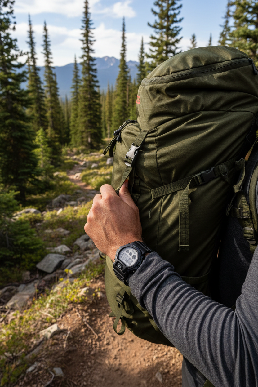 Casio G-Shock DW-6900WD-1DR lifestyle - hiking aventura