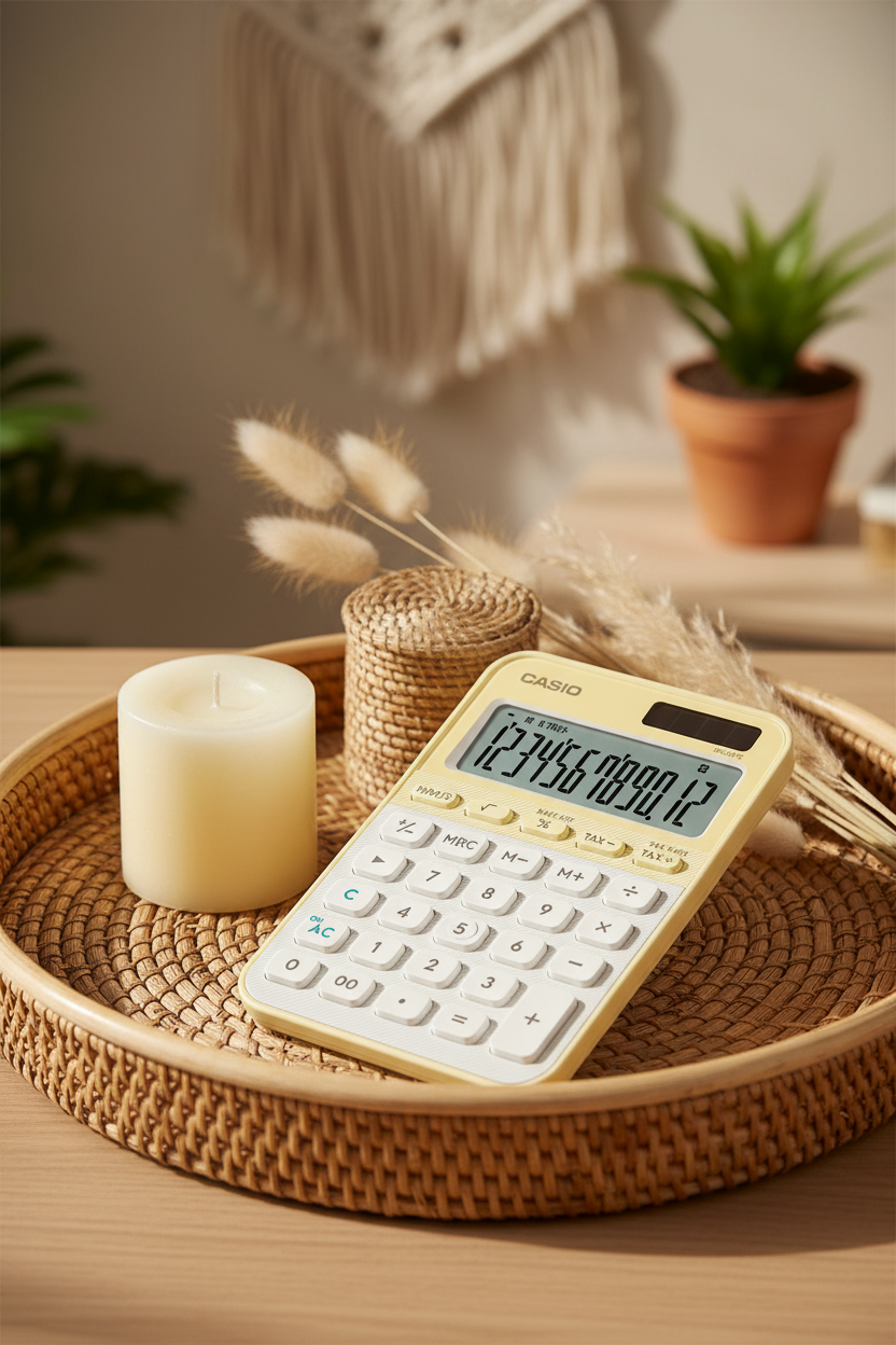 CALCULADORA CASIO - MI ESTILO MS-20YC-LY-W-DP