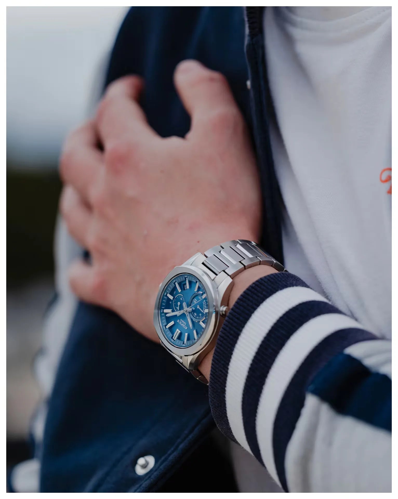 RELOJ PARA HOMBRE CASIO EDIFICE EQB-1300D-2ADF - AZUL