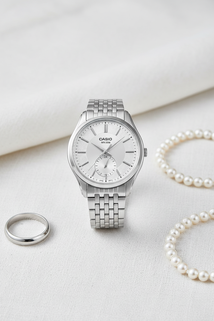 RELOJ PARA HOMBRE CASIO MTP-B315D-7AVDF - BLANCO