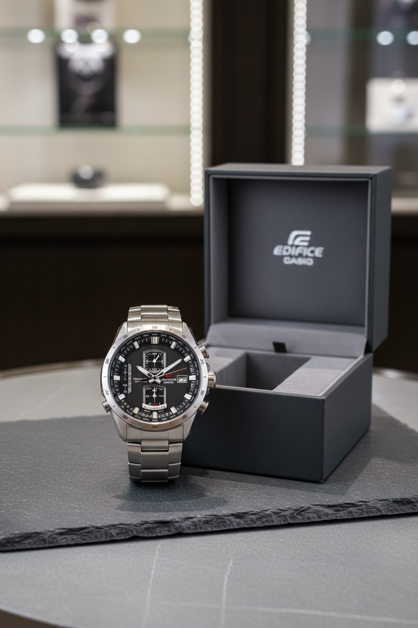EQW-A1110D-1ADR RELOJ PARA HOMBRE CASIO EDIFICE - NEGRO