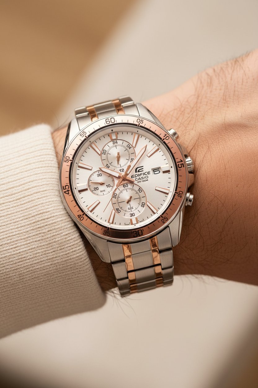 RELOJ ANALÓGICO PARA HOMBRE CASIO EDIFICE EFR-546SG-7AVUDF