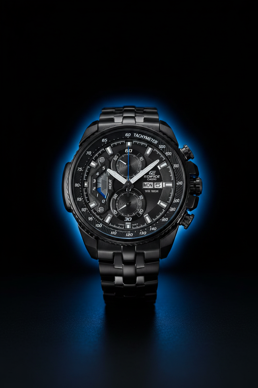 RELOJ ANALÓGICO PARA HOMBRE CASIO EDIFICE EF-558DC-1AVUDF - NEGRO