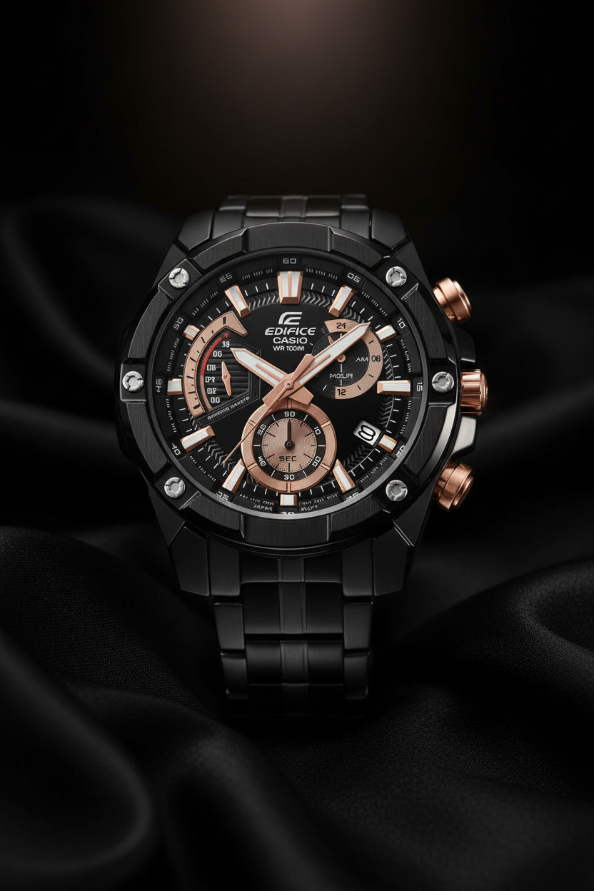 RELOJ CRONÓGRAFO PARA HOMBRE CASIO EDIFICE EFR-559DC-1AVUDF - NEGRO