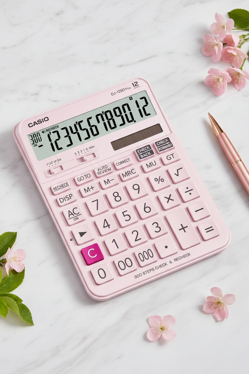 CALCULADORA CASIO - MI ESTILO DJ-120DPLUSPKWADP