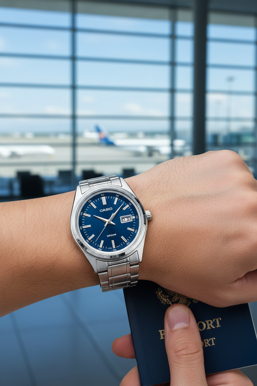 MTP-B180D-2AVDF RELOJ PARA HOMBRE CASIO - AZUL