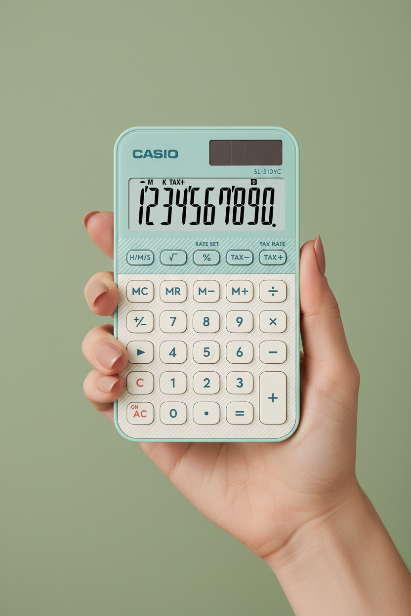 CALCULADORA CASIO - MI ESTILO SL-310YC-LG-W-DP