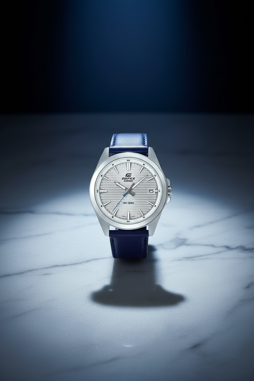 RELOJ ANALÓGICO PARA HOMBRE CASIO EDIFICE EFV-140L-7AVUDF - AZUL