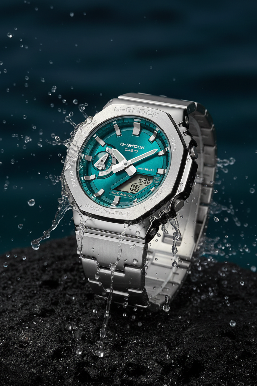 RELOJ PARA HOMBRE CASIO G-SHOCK GM-2110D-3A1DR - VERDE