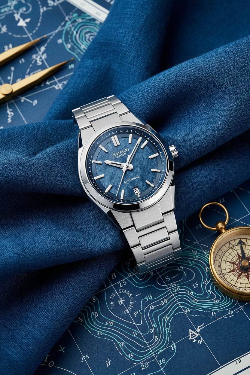 RELOJ PARA HOMBRE CASIO EDIFICE EFK-100D-2ADR  - AZUL