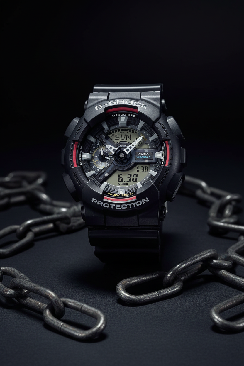 RELOJ CASIO G-SHOCK GA-110RL-1ADR - NEGRO