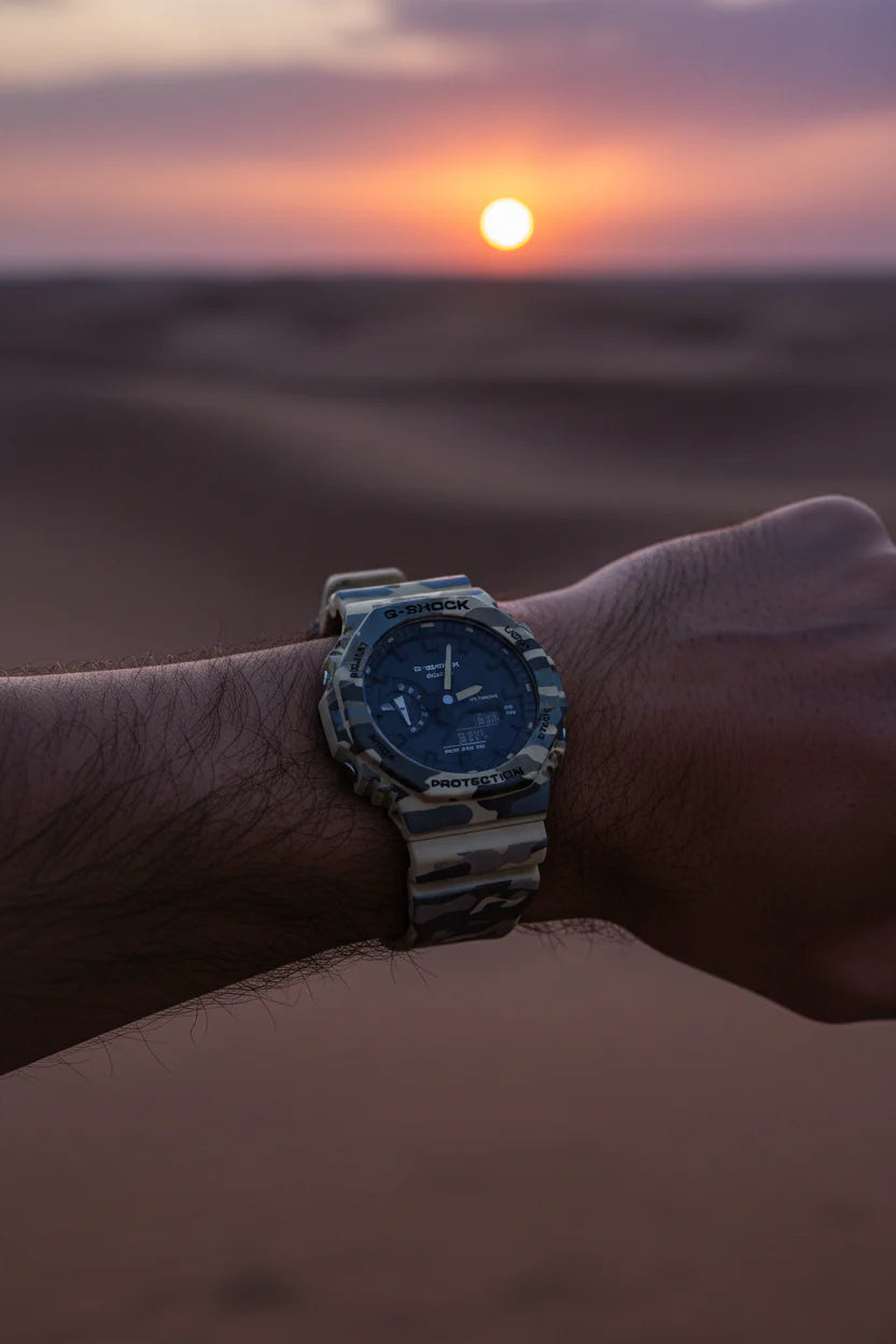 RELOJ CASIO G-SHOCK GA-2100CM-5ADR - CAFÉ