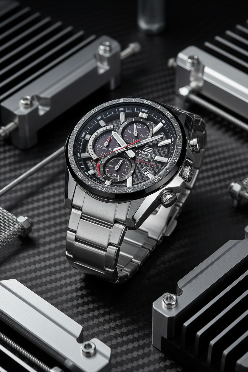Casio Edifice EQS-900DB-1AVUDF - carbono premium