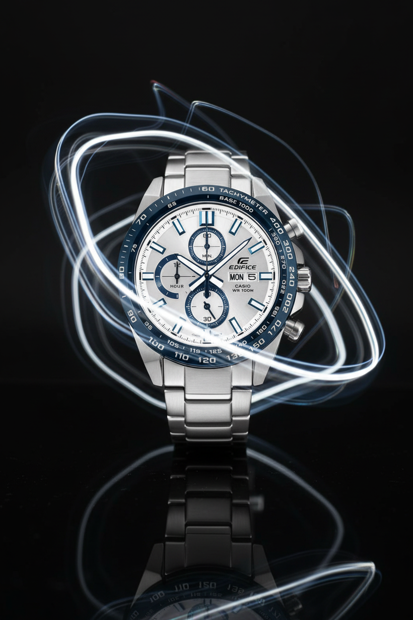 RELOJ PARA HOMBRE CASIO EDIFICE EFR-574DE-7AVUDF - PLATEADO