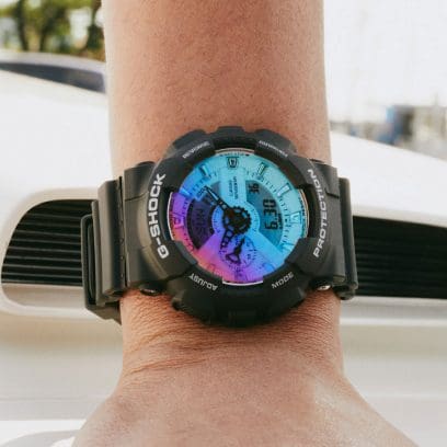 CASIO G-SHOCK GA-110SR-1ADR – RELOJ ANÁLOGO DIGITAL PARA HOMBRE – NEGRO