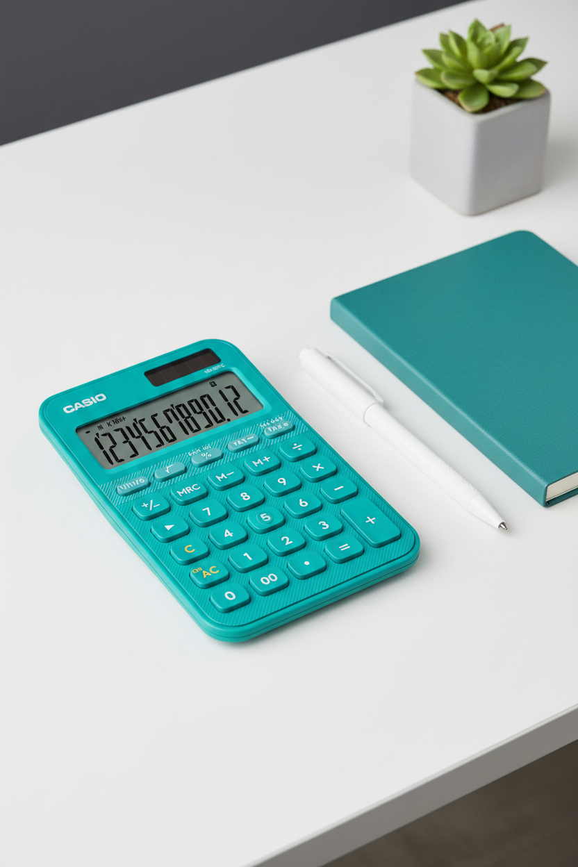 CALCULADORA CASIO - MI ESTILO MS-20YC-TU-W-DP
