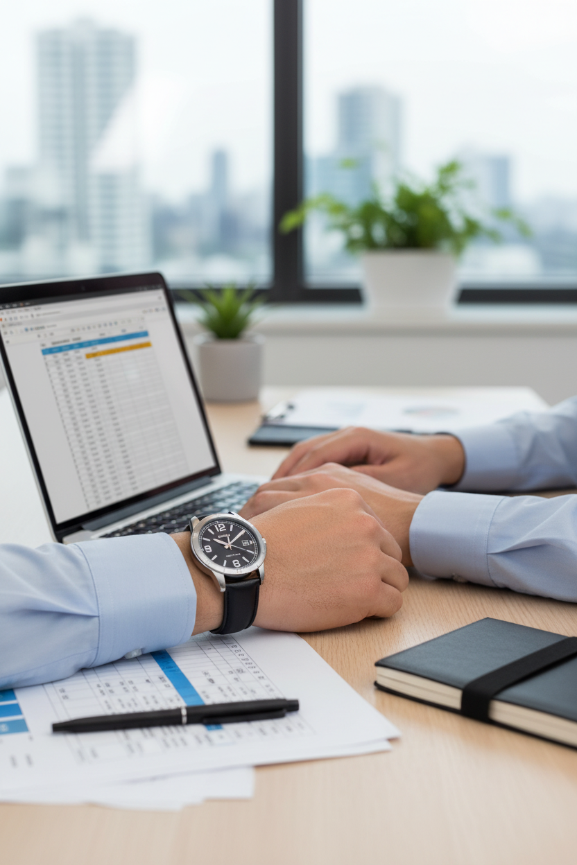 Casio MTP-V004L-1BUDF lifestyle - oficina corporativa