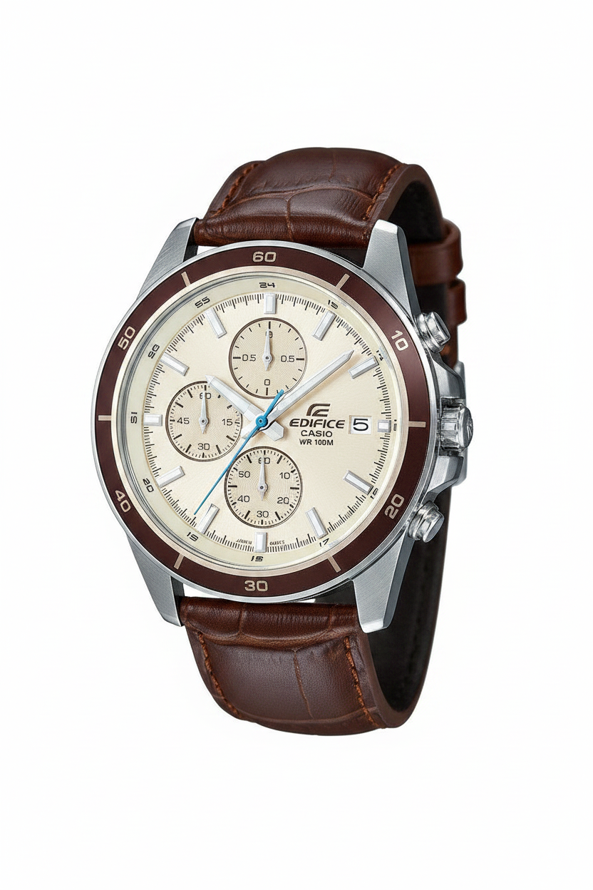 RELOJ ANALÓGICO PARA HOMBRE CASIO EDIFICE EFR-526L-7BVUDF - CAFÉ