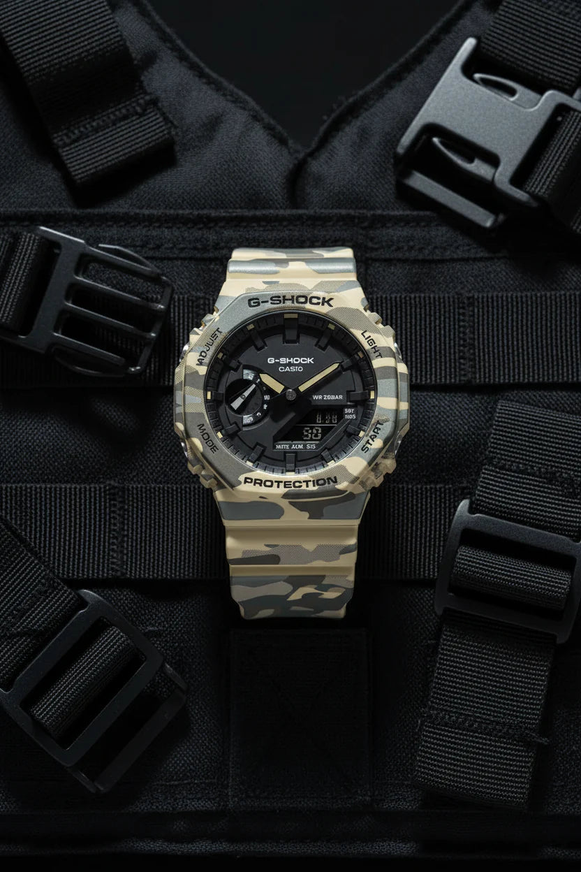 RELOJ CASIO G-SHOCK GA-2100CM-5ADR - CAFÉ