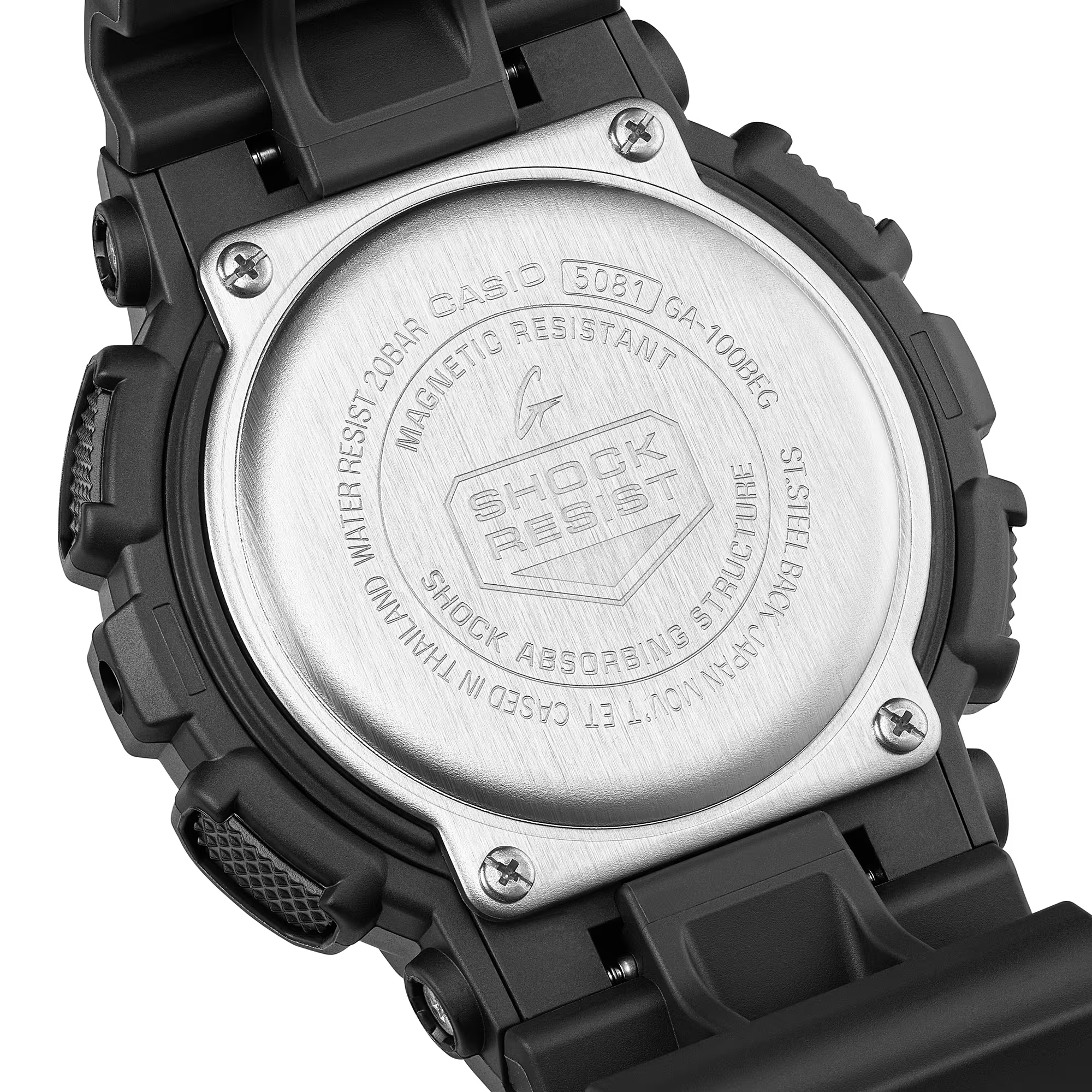RELOJ CASIO G-SHOCK GA-100BEG-1ADR - NEGRO