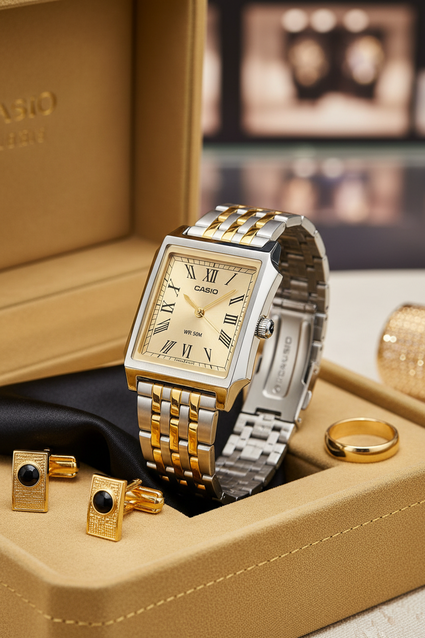 MTP-B190SG-9BVDF RELOJ PARA HOMBRE CASIO - DORADO