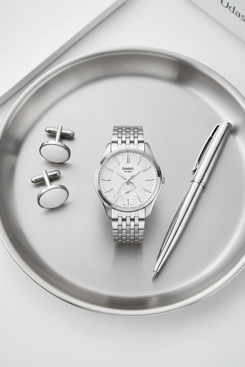 RELOJ PARA HOMBRE CASIO MTP-B315D-7AVDF - BLANCO