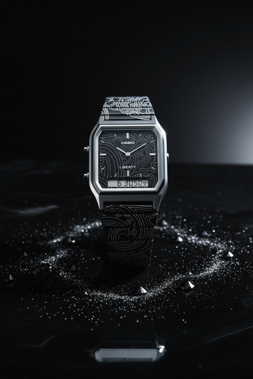 RELOJ CASIO VINTAGE AQ-230EBLT-1ADR - NEGRO