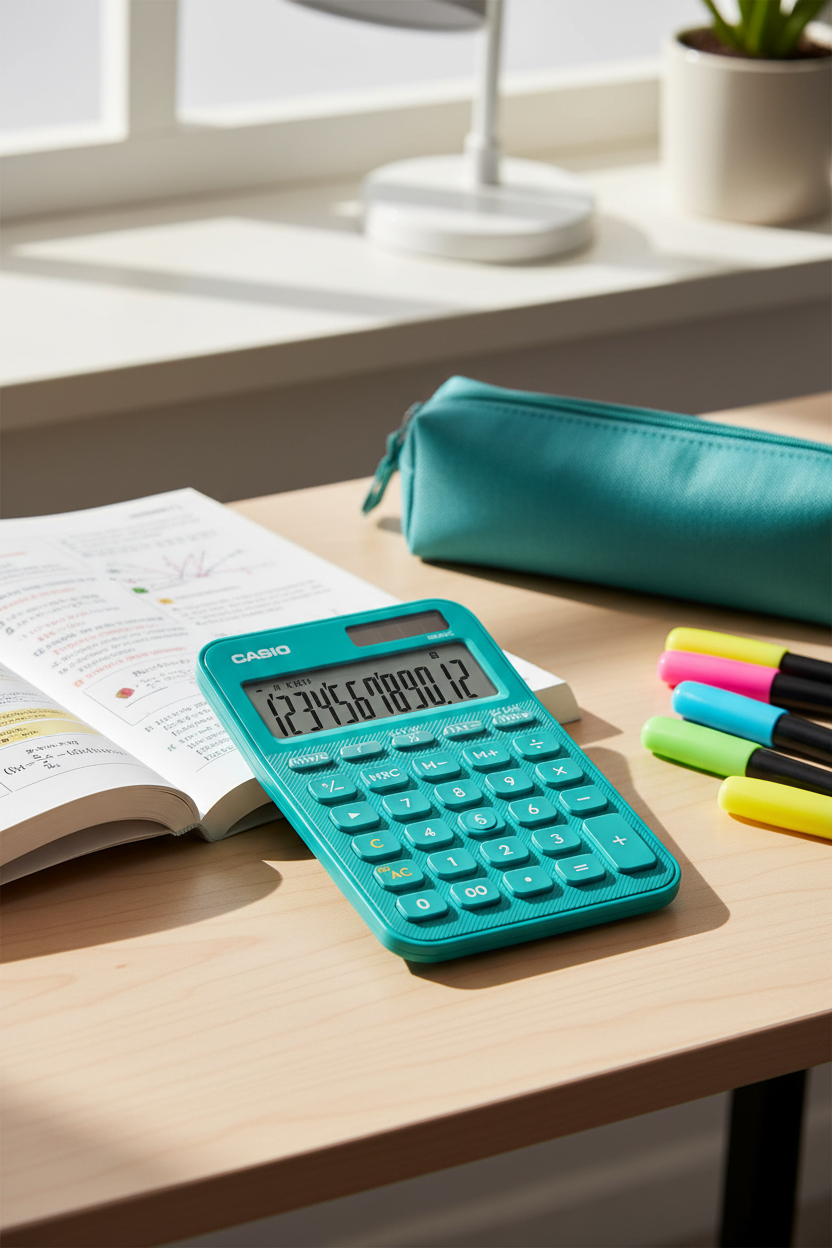CALCULADORA CASIO - MI ESTILO MS-20YC-TU-W-DP