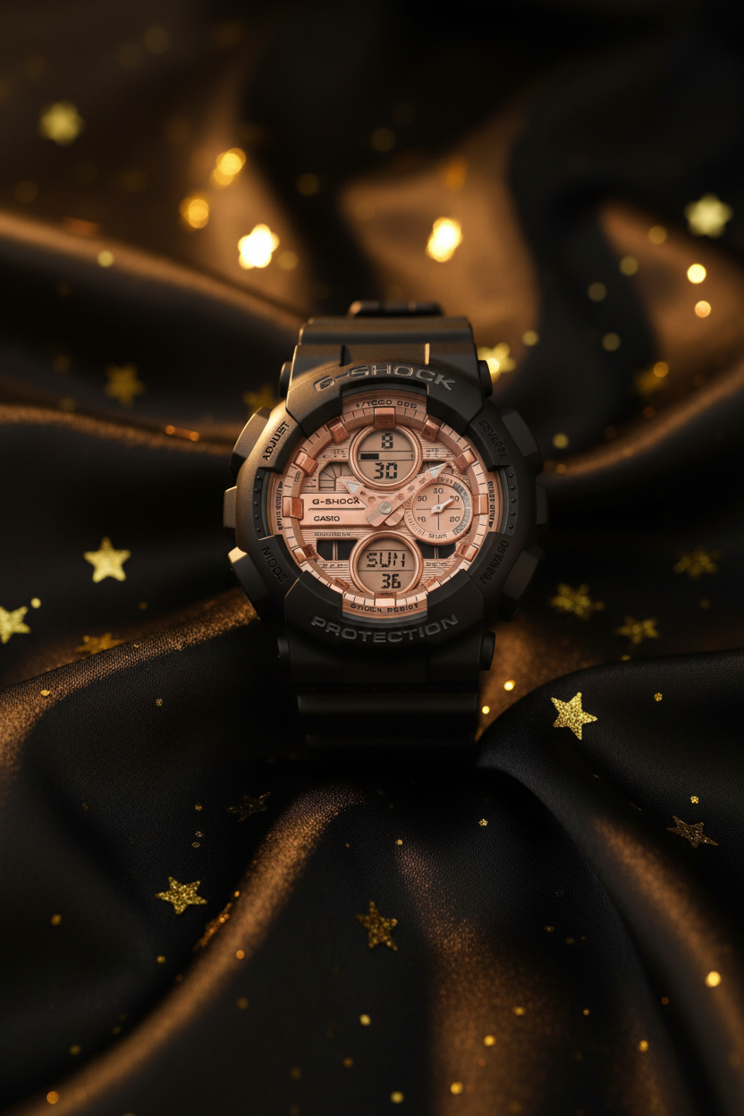 RELOJ CASIO G-SHOCK GMA-S140PG-1ADR - NEGRO