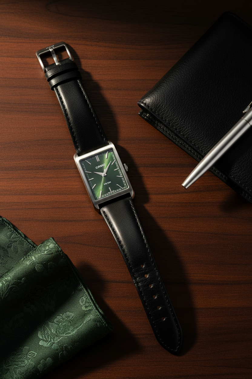 RELOJ PARA HOMBRE CASIO  MTP-B215L-3AVDF  - VERDE