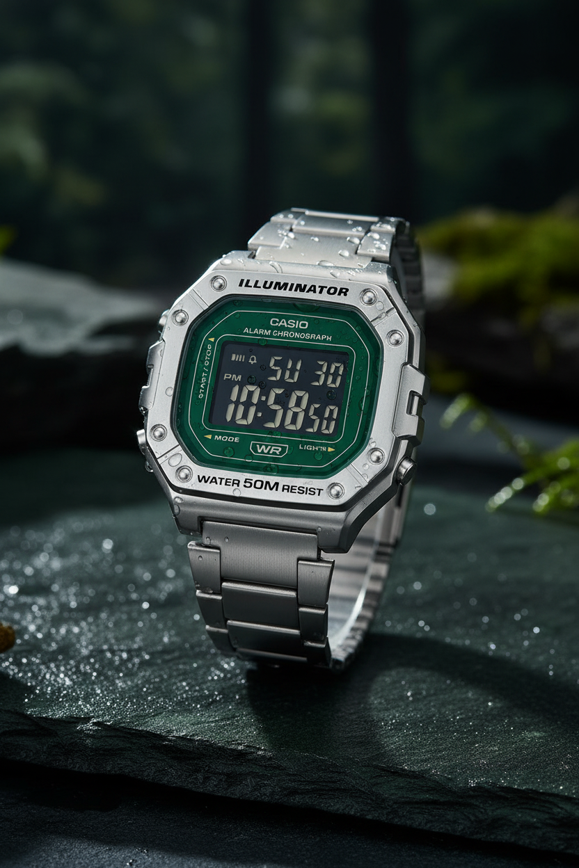 RELOJ CASIO W-218HD-3AVDF - VERDE