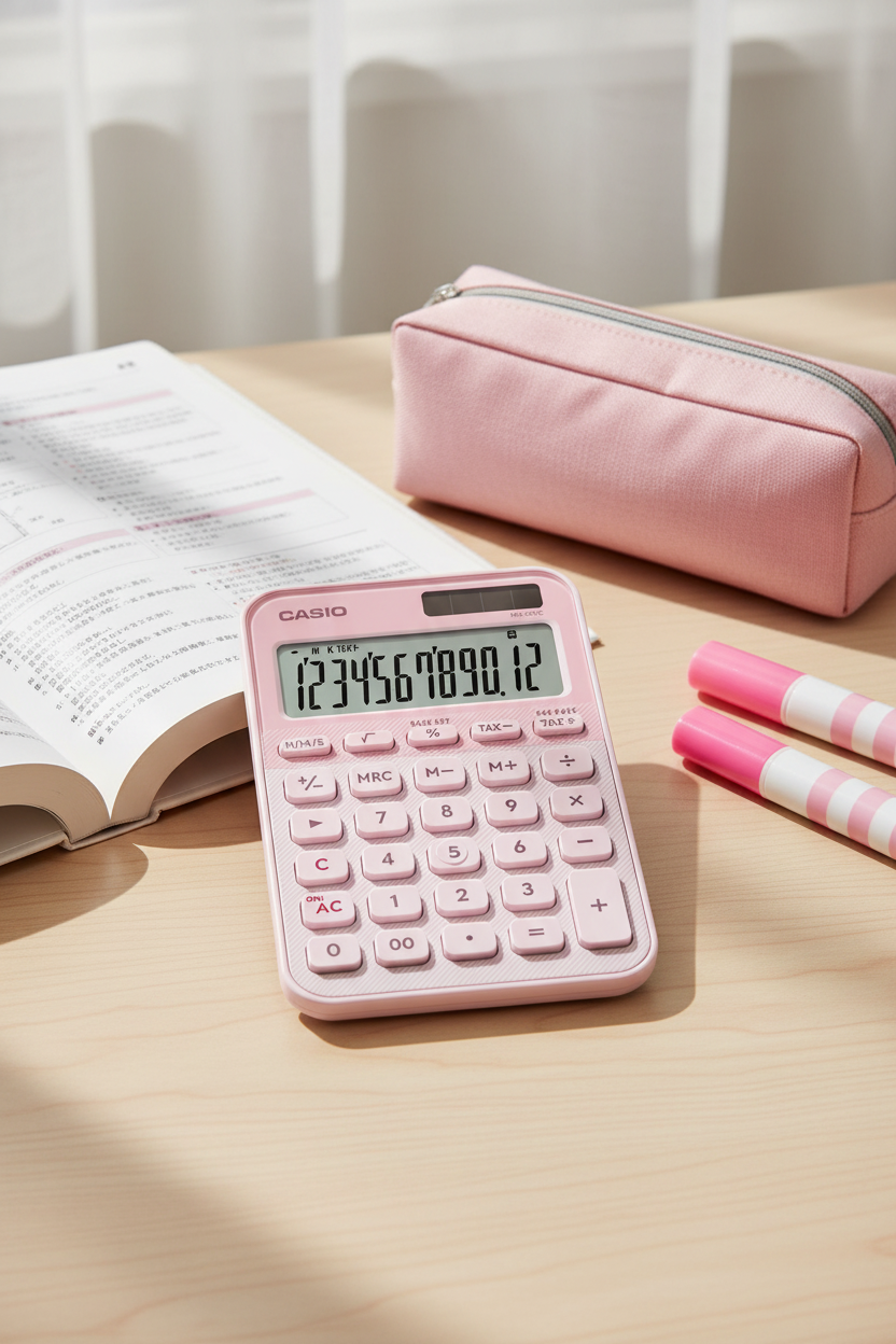 CALCULADORA CASIO - MI ESTILO MS-20YC-LP-W-DP