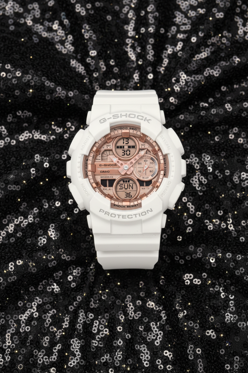 RELOJ CASIO G-SHOCK GMA-S140PG-7ADR - BLANCO