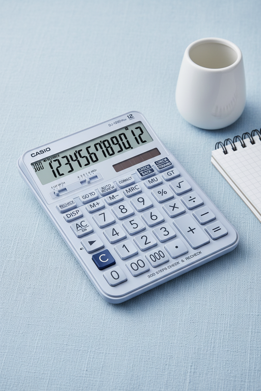CALCULADORA CASIO - MI ESTILO DJ-120DPLUSLBWADP