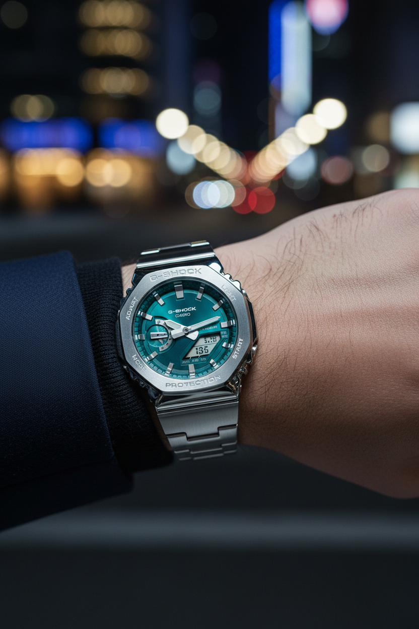 RELOJ PARA HOMBRE CASIO G-SHOCK GM-2110D-3A1DR - VERDE