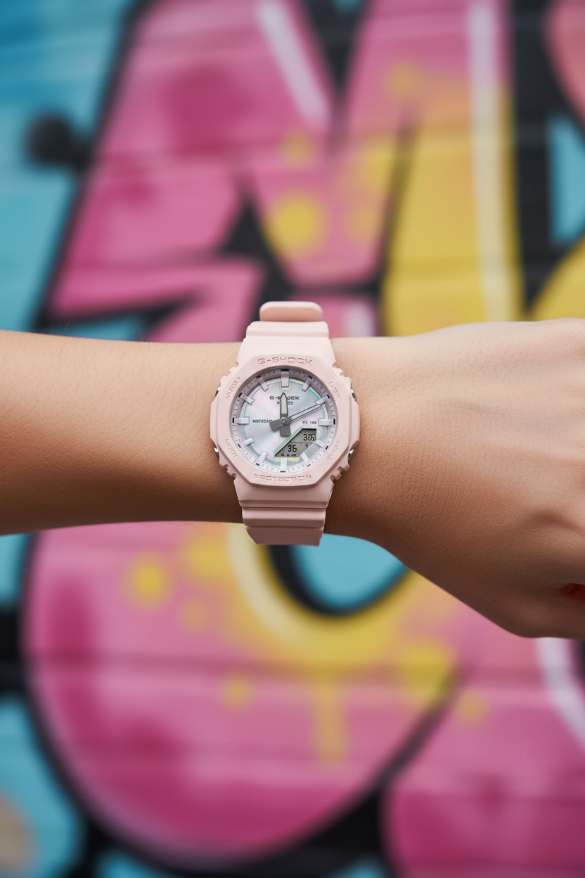 RELOJ CASIO G-SHOCK GMA-P2100PC-4ADR - ROSADO