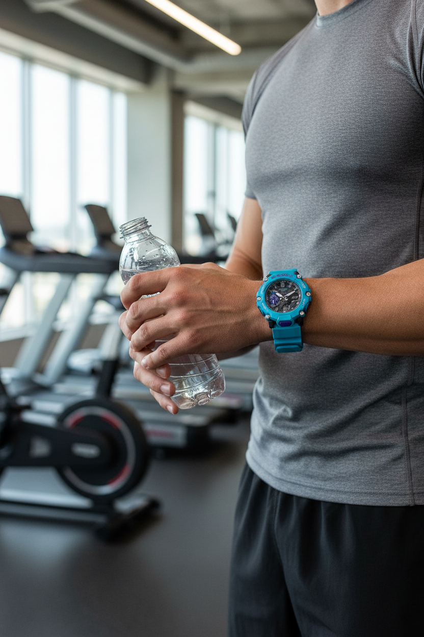 Casio G-Shock GA-2200-2ADR lifestyle - gimnasio activo