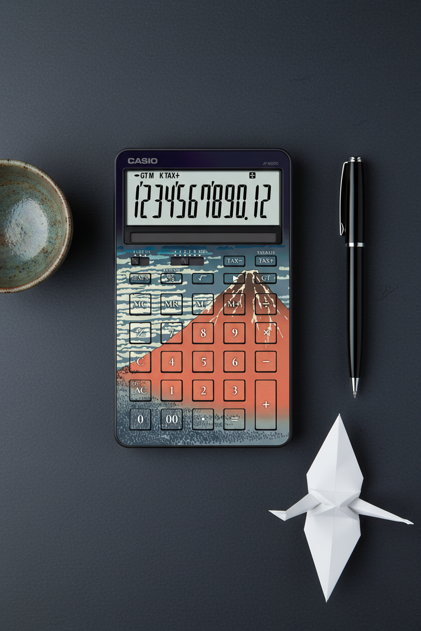 CALCULADORA CASIO JF-M200-TJ-KHG-WDP