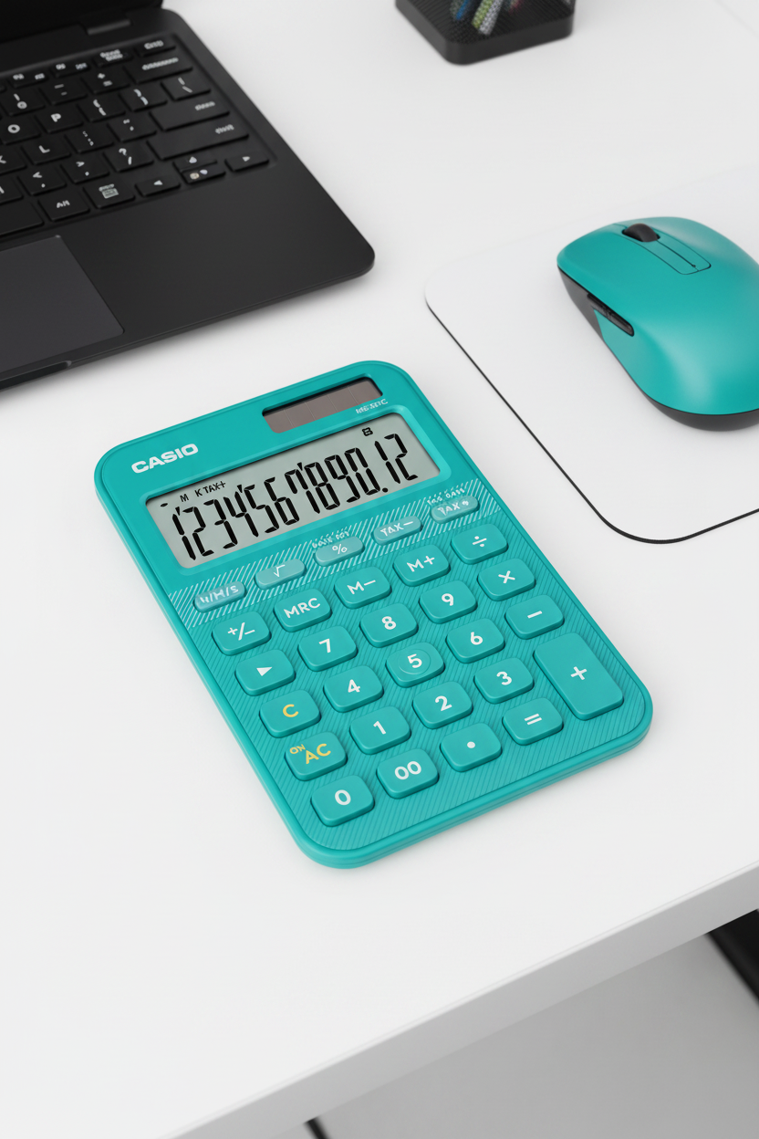CALCULADORA CASIO - MI ESTILO MS-20YC-TU-W-DP