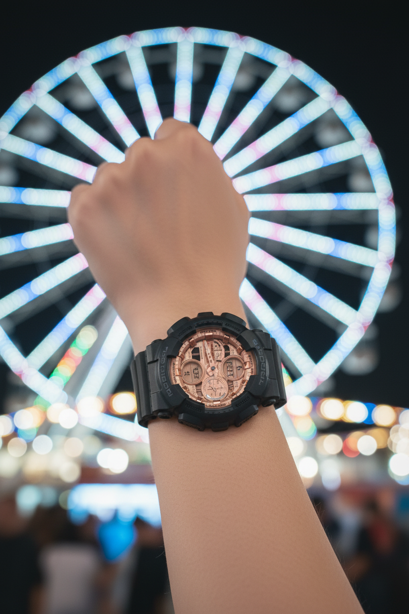 RELOJ CASIO G-SHOCK GMA-S140PG-1ADR - NEGRO