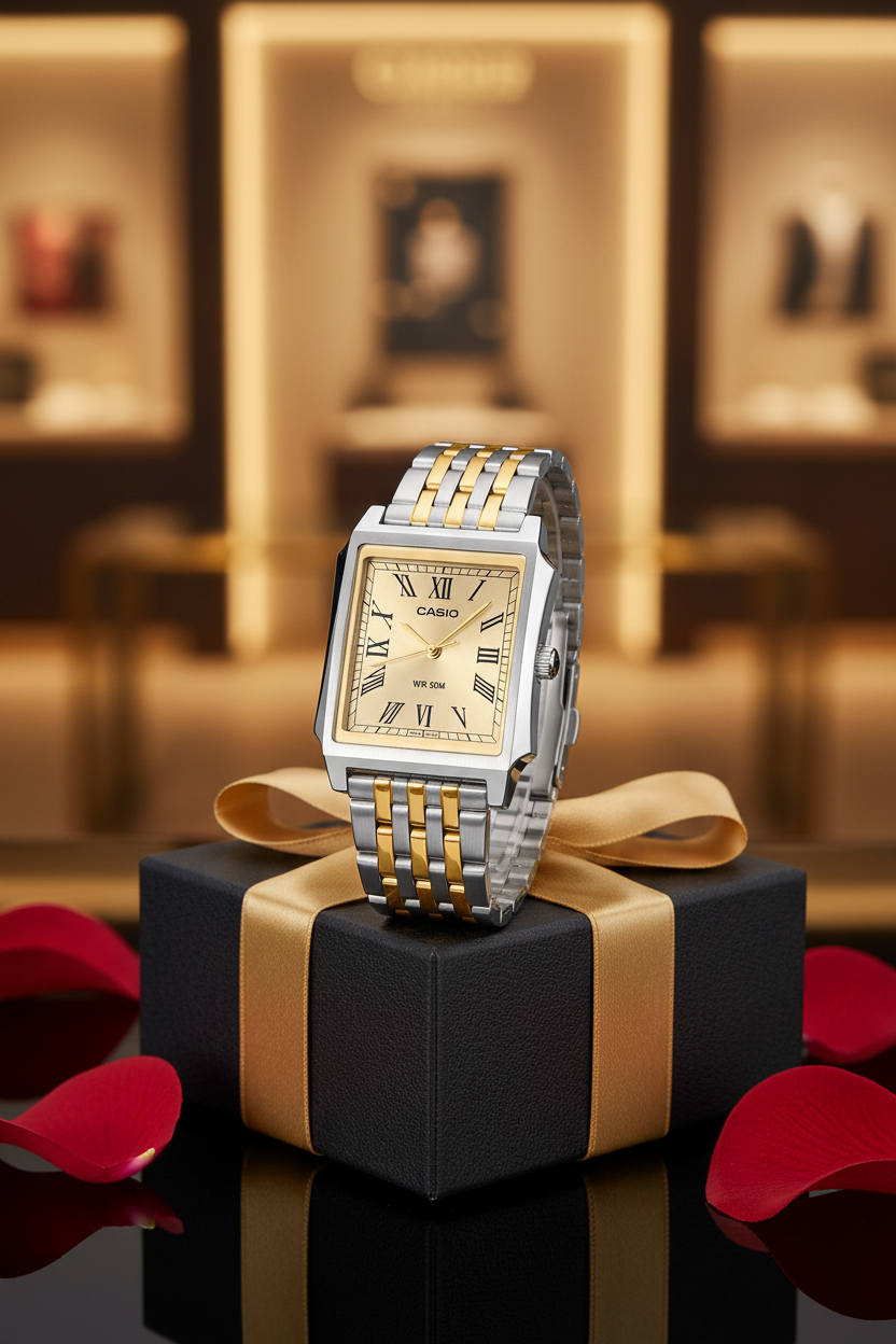 MTP-B190SG-9BVDF RELOJ PARA HOMBRE CASIO - DORADO