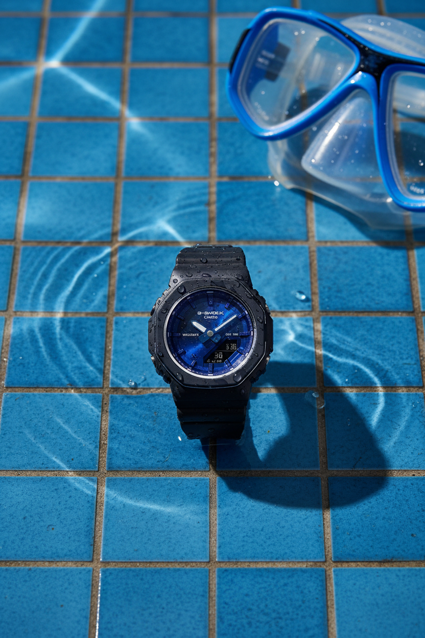 GMA-P2110SC-2ADR  RELOJ PARA MUJER CASIO G-SHOCK -  AZUL