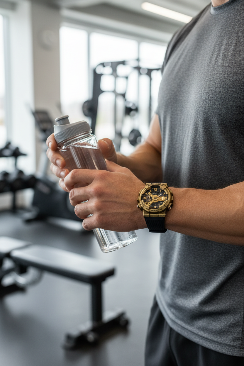 Casio G-Shock GM-110VG-1A9DR lifestyle - gimnasio activo